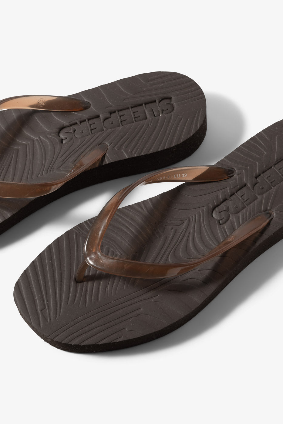 Sko | TAPERED PLATFORM - Brown Transparent